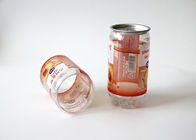 Personalised Transparent Juice Bottle Beverage Cans , 4 c printing small coke cans