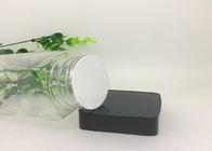 700ml Clear Plastic Cylinder For Food 600g 21oz / PET Square Tin Cans