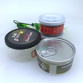Recyclable 100ml Small PET Plastic Can With Alu  Easy Open Lid Damp - Proof