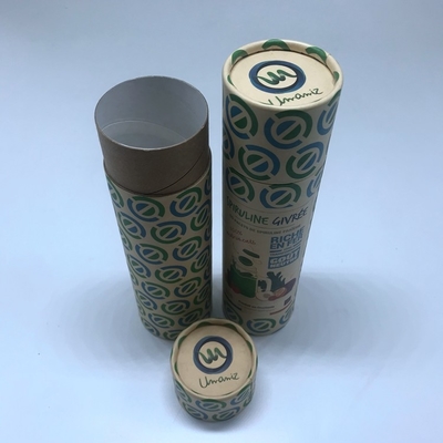 Coffee Paper Cans Packaging Round Cylinders Food Container Custom Logo