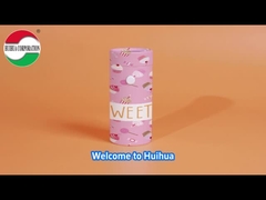 어린이 보호 잠금 장치가 있는 종이 튜브