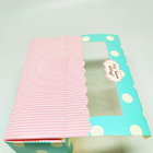 CMYK Recycled Paper Gift Boxes Food Grade Handle Custom Cardboard Take Away Cake Box
