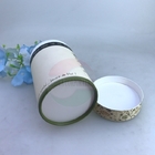 Full Color Printed Large Green Paper Tube Container Cylinder Cardboard Packaging