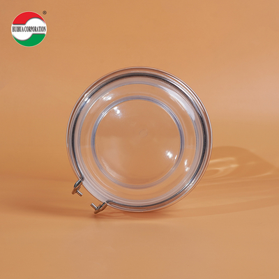 1660ML Transparent PET Bottle Plastic Jars For Food Clear Plastic Cylinder Sealed Jars For Sustainable And Eco-Friendly Packaging