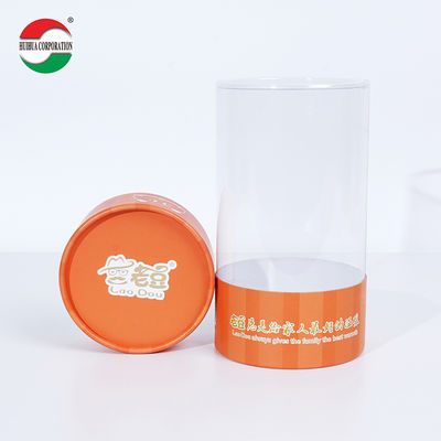 Creative PVC Window Paper Tube UV Advantage Waterproof Toy Gift T Shirt Cylinder Tube Packaging