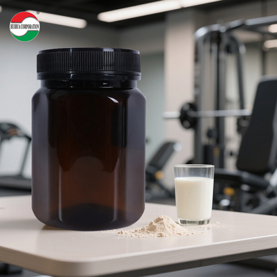Black Custom Food Grade Airtight Plastic PET Jar Sealed with Aluminum Gasket for Dried Fruit Snack Chocolate Honey