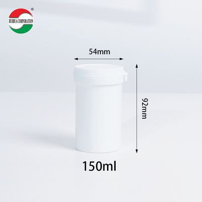 Food Grade Clear PET Plastic Jar for Calcium 500g