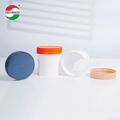 HDPE Bottle Calcium Barrel Nutritional Supplement Jar PET Plastic Food Grade