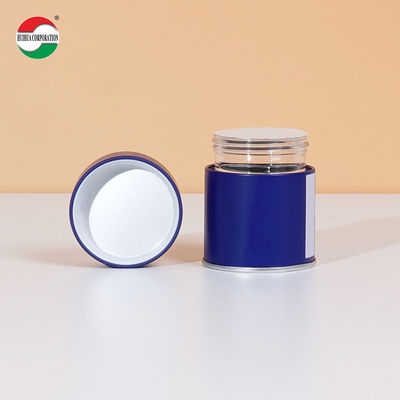 Tinplate Composite Cans Eco Friendly Cylinder Plastic Tube Round Packaging Box For Food