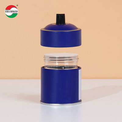 Tinplate Composite Cans Eco Friendly Cylinder Plastic Tube Round Packaging Box For Food