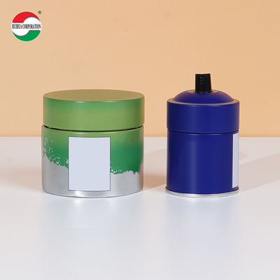 Tinplate Composite Cans Eco Friendly Cylinder Plastic Tube Round Packaging Box For Food