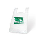 PLA 옥수수 전분은 100% 생분해성 퇴비화 비닐 봉투 로고 디자인을 만들었습니다