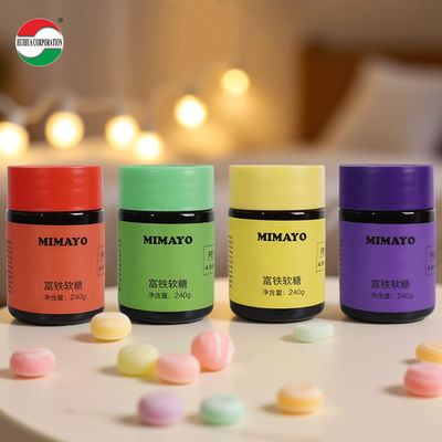 360ML 맑은 PET 캔 부드러운 과자 건조 식품 커피 화장품 선물 쿠키 포장 용품