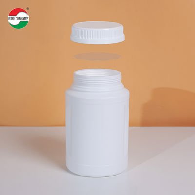 2000ML Clear Plastic Cylinder For HDPE Bottle Recyclable And Damp-Proof For Health Nutritional Products HMD2000-138