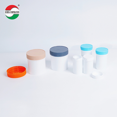 Food Grade Clear PET Plastic Jar for Calcium 500g