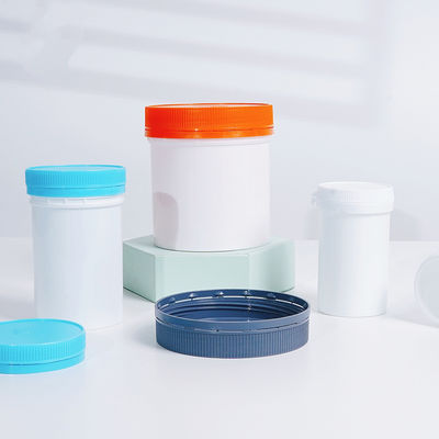 HDPE Bottle Calcium Barrel Nutritional Supplement Jar PET Plastic Food Grade