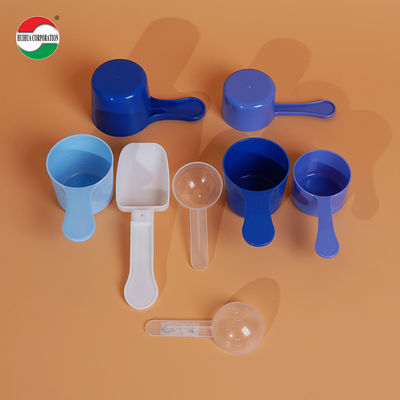 Food Grade Clear/White Pp Measuring Scoops PP Plastic Measuring Spoons For Coffee Tea Milk Powder