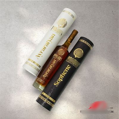 High-End Food Grade Supplement Collagen Capsules Paper Tube Packaging White Cardboard Paper Canister for Nutrition Vitamin