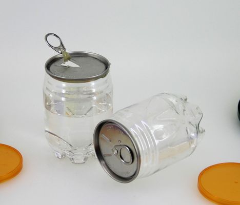 주문을 받아서 만들어진 빈 애완 동물 액체 음료 깡통, 재생된 250 ml 없음