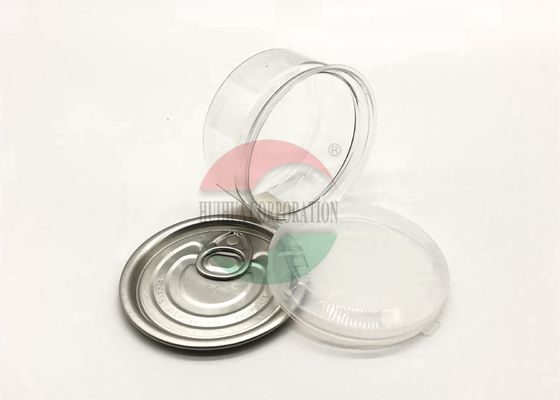 작은 꽃 싹 과자 뚜?? 이 있는 플라스틱 병 / 플라스틱 쿠키 용기