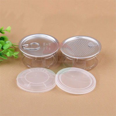 Good Airtight 100ml 120ml Small Capacity Plastic Can for Oil Spice Powder Easy Take Plastic Jar Clear Plastic Cylinder