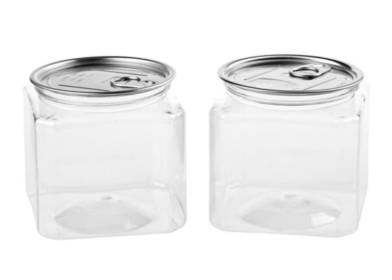 음식 급료 애완 동물 플라스틱 명확한 플라스틱 실린더, 알루미늄 쉬운 무제한 대출 제공 관